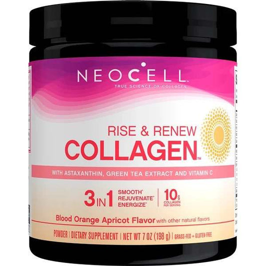 NeoCell Rise & Renew Collagen, Blood Orange Apricot - 198 grams