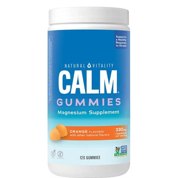 Natural Vitality Calm Gummies, Orange - 120 gummies