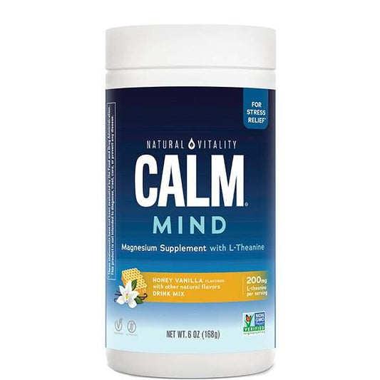 Natural Vitality Calm Mind, Honey Vanilla - 168 grams