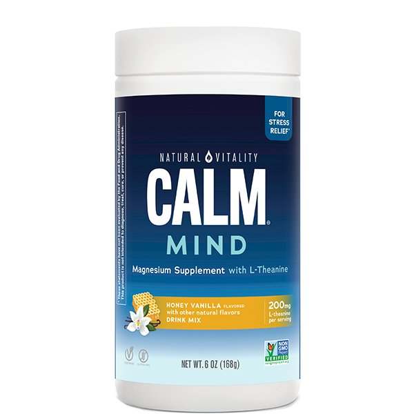 Natural Vitality Calm Mind, Honey Vanilla - 168 grams