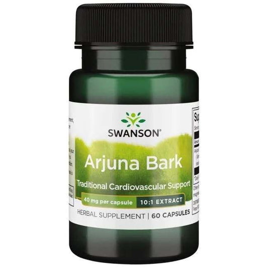 Swanson Arjuna Bark (10:1) Extract, 40mg - 60 caps