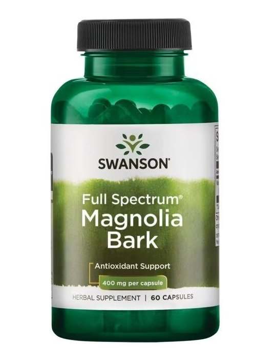 Swanson Full Spectrum Magnolia Bark, 400mg - 60 caps