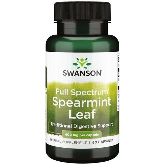 Swanson Full Spectrum Spearmint Leaf, 400mg - 60 caps