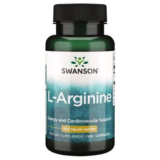 Swanson L-Arginine, 500mg - 100 caps