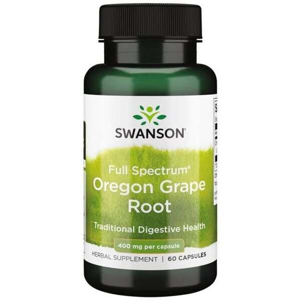 Swanson Full Spectrum Oregon Grape Root, 400mg - 60 caps