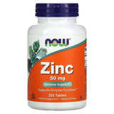 NOW Foods Zinc, 50mg - 250 tablets