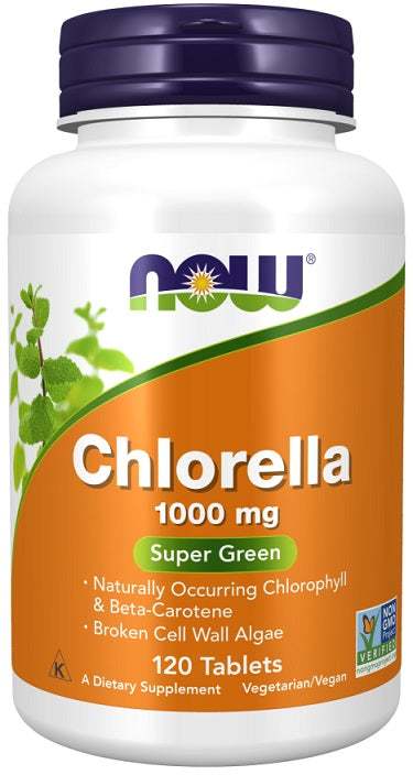 NOW Foods Chlorella, 1000mg - 120 tablets