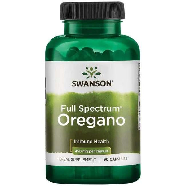 Swanson Full Spectrum Oregano, 450mg - 90 caps