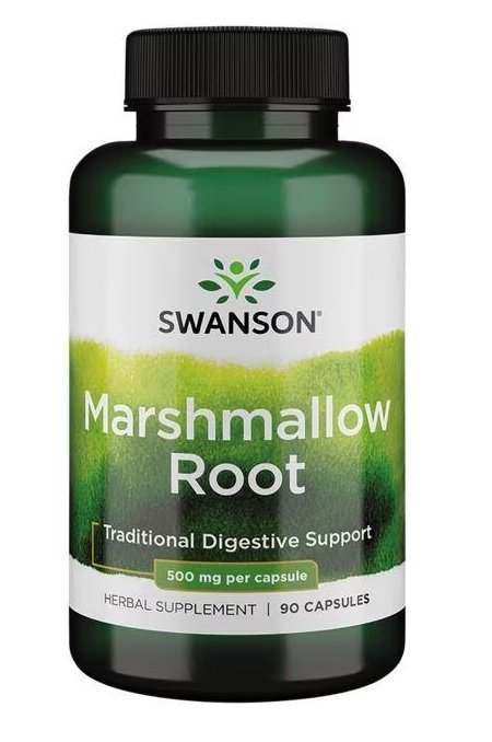 Swanson Marshmallow Root, 500mg - 90 caps