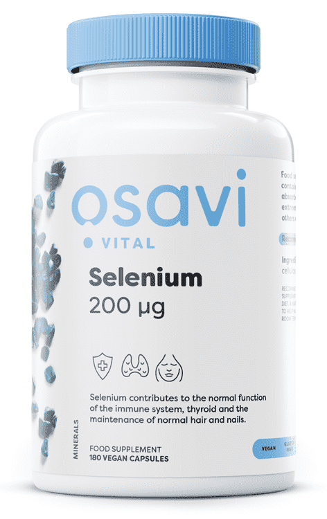 Osavi Selenium, 200mcg - 180 vegan caps