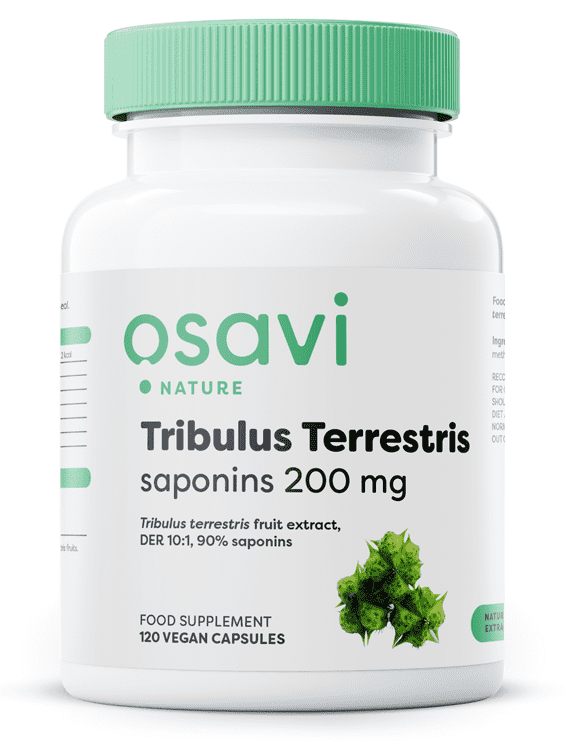 Osavi Tribulus Terrestris, Saponins 200mg - 120 vegan caps