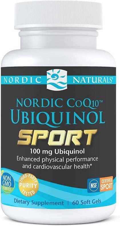 Nordic Naturals Nordic CoQ10 Ubiquinol Sport, 100mg - 60 softgels