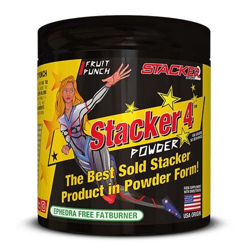 Stacker2 Europe Stacker 4 Powder, Fruit Punch - 150 grams