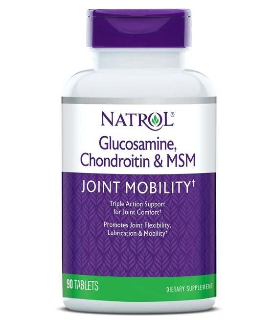 Natrol Glucosamine Chondroitin & MSM - 90 tablets