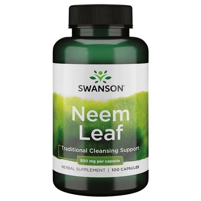 Swanson Neem Leaf, 500mg - 100 caps