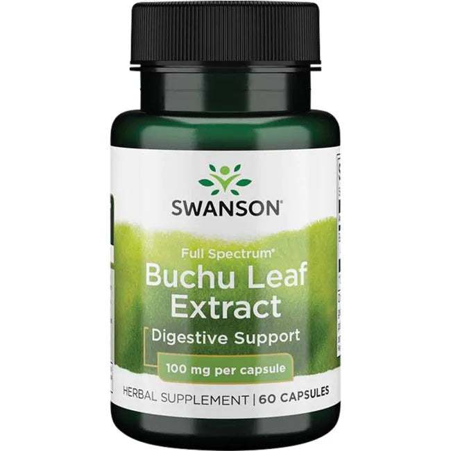 Swanson Full Spectrum Buchu Leaf Extract, 100mg - 60 caps