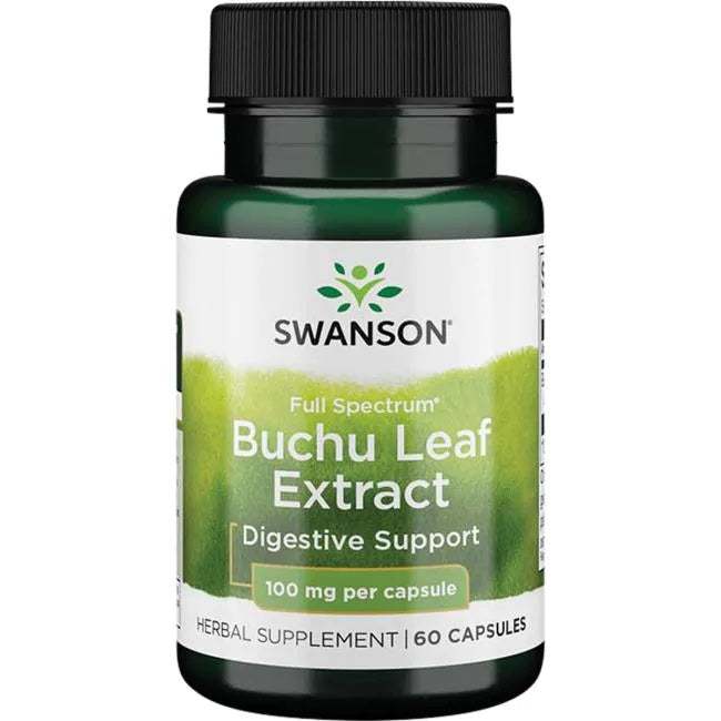 Swanson Full Spectrum Buchu Leaf Extract, 100mg - 60 caps