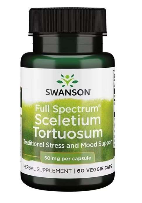 Swanson Full Spectrum Sceletium Tortuosum, 50mg - 60 vcaps