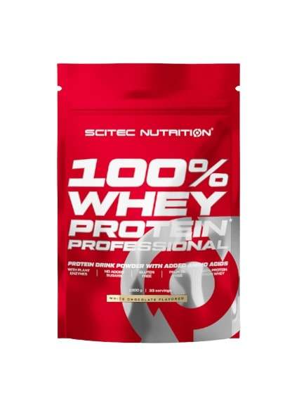 SciTec 100% Whey Protein Professional, White Chocolate (EAN 5999100029378) - 1000 grams