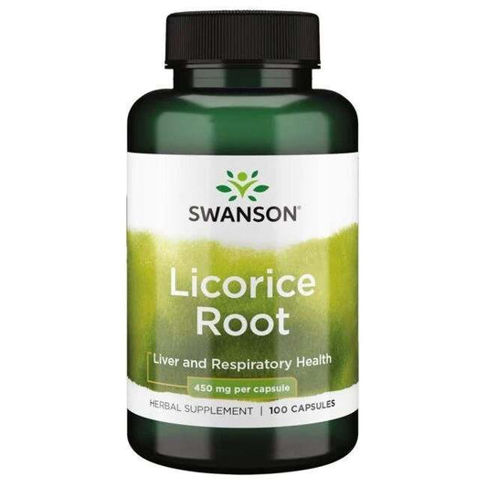 Swanson Licorice Root, 450mg - 100 caps