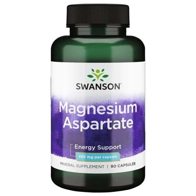 Swanson Magnesium Aspartate, 685mg - 90 caps