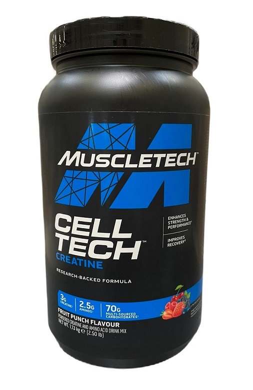 MuscleTech Cell-Tech Creatine, Fruit Punch (New Formula) - 1130 grams