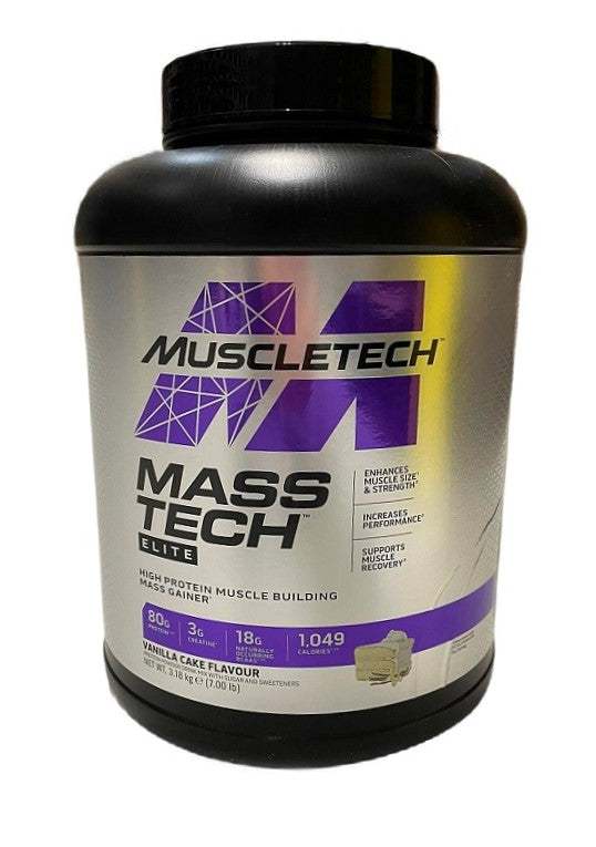 MuscleTech Mass-Tech Elite, Vanilla Cake - 3180 grams