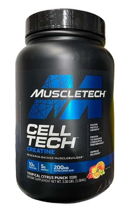 MuscleTech Cell-Tech Creatine, Tropical Citrus Punch (US Formula) - 1360 grams