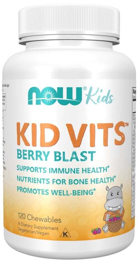 NOW Foods Kid Vits, Berry Blast - 120 chewables