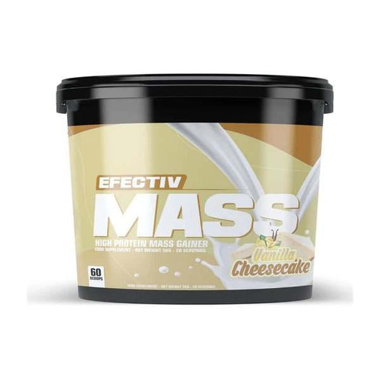 Efectiv Nutrition Mass, Vanilla Cheesecake - 5000 grams