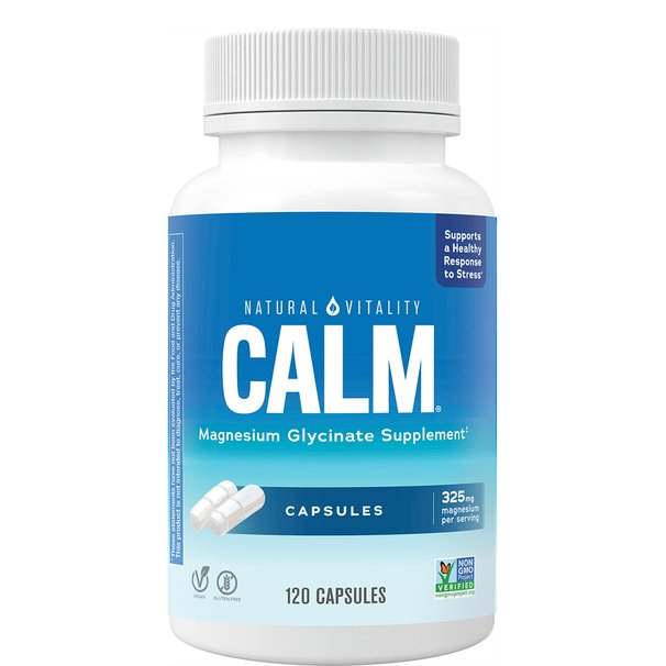 Natural Vitality Calm Magnesium Glycinate - 120 caps