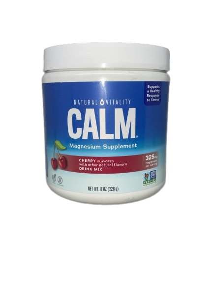 Natural Vitality Calm Magnesium Powder, Cherry - 226 grams