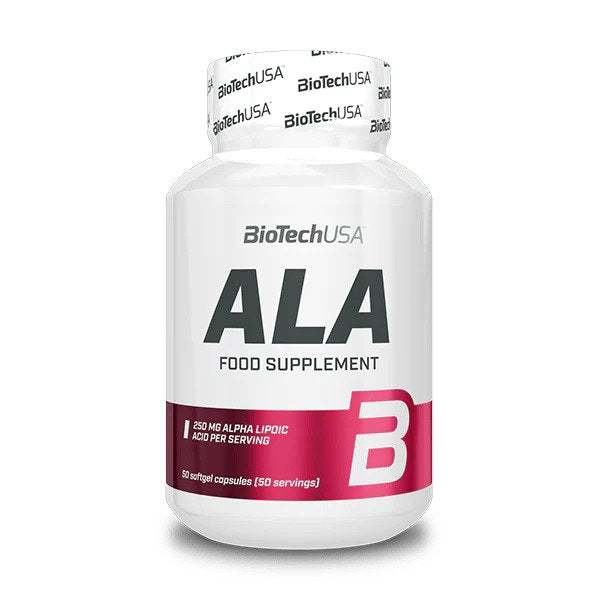 BioTechUSA ALA Alpha Lipoic Acid, 250mg - 50 caps