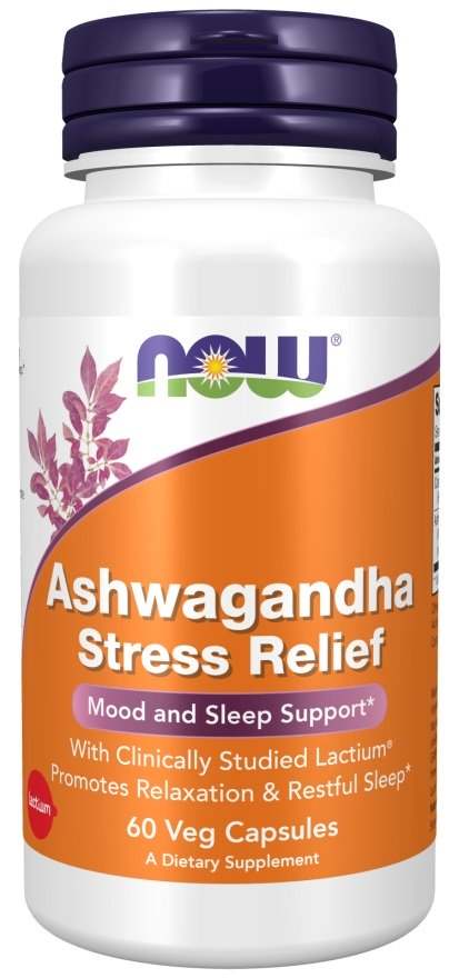 NOW Foods Ashwagandha Stress Relief - 60 vcaps