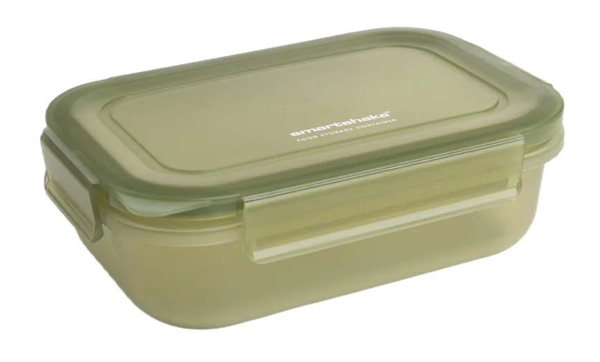 SmartShake Food Storage Container, Dusky Green - 800 ml.