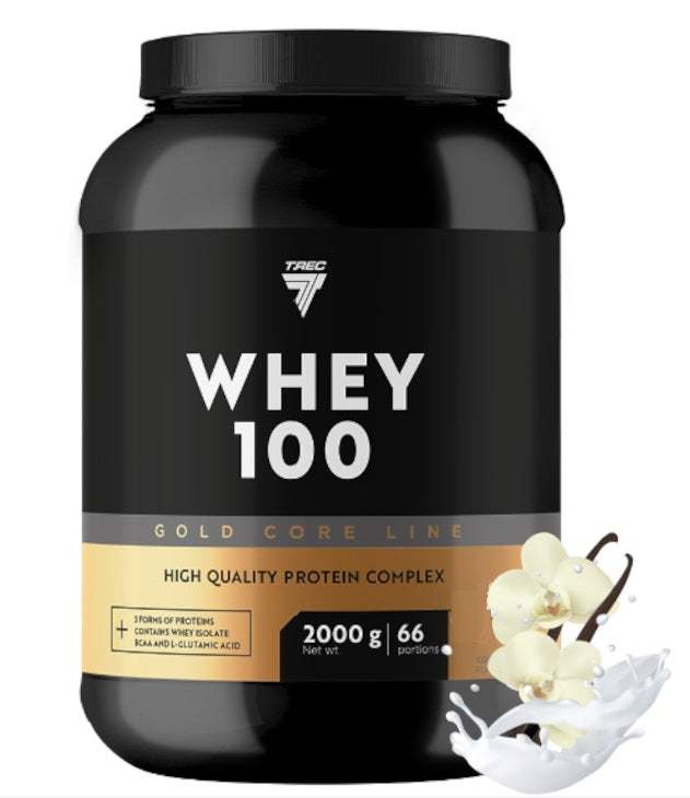 Trec Nutrition Gold Core Gold Core Whey 100, Vanilla - 2000 grams