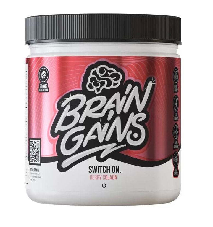 Brain Gains Switch On, Berry Colada - 225 grams