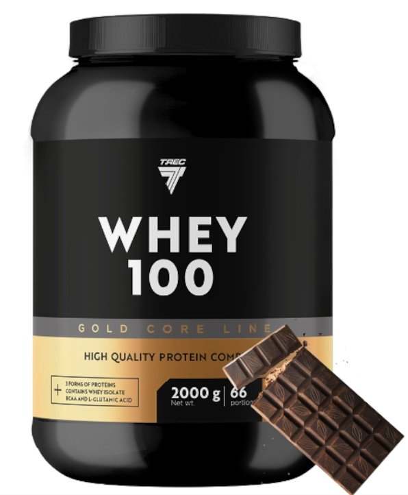 Trec Nutrition Gold Core Gold Core Whey 100, Chocolate - 2000 grams