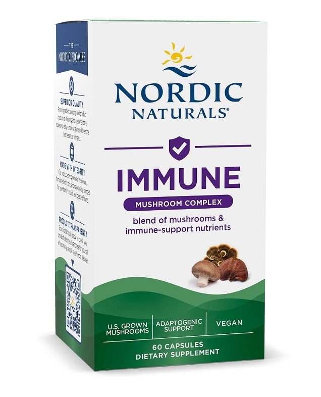 Nordic Naturals Immune Mushroom Complex - 60 vcaps