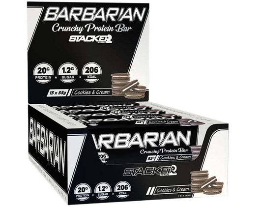 Stacker2 Europe Barbarian, Cookies & Cream - 15 x 55g