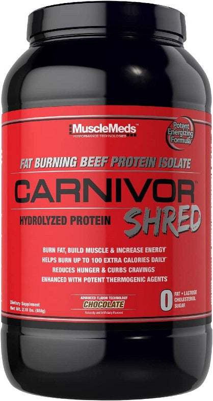 MuscleMeds Carnivor Shred, Chocolate - 988 grams