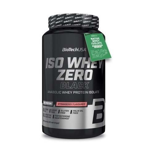 BioTechUSA Iso Whey Zero Black, Strawberry - 908 grams