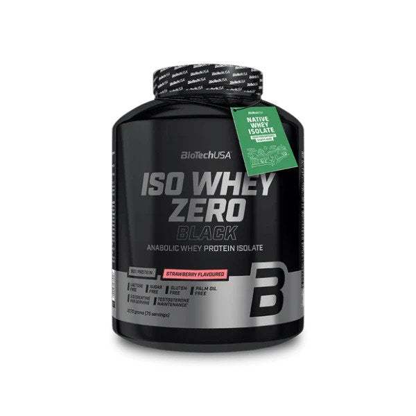 BioTechUSA Iso Whey Zero Black, Strawberry - 2270 grams