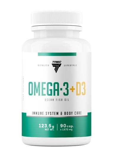 Trec Nutrition Omega-3 + D3 - 90 caps