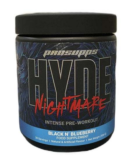 Pro Supps Hyde Nightmare, Black N' Blueberry - 306 grams