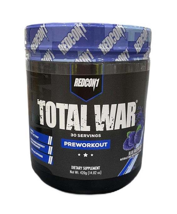 Redcon1 Total War - Preworkout, Blue Raspberry - 420 grams