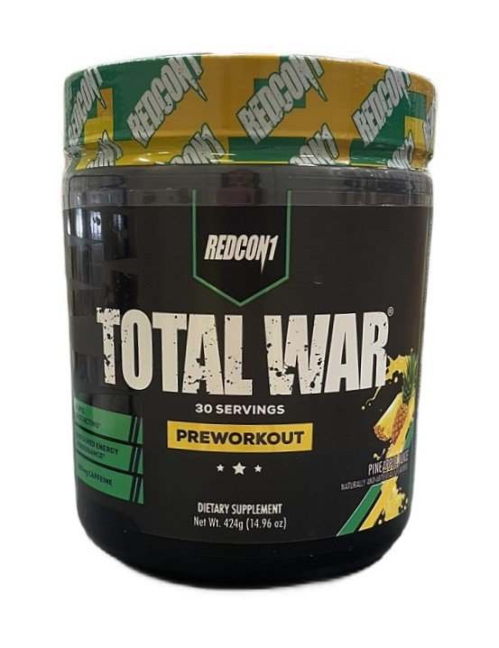 Redcon1 Total War - Preworkout, Pineapple Juice - 424 grams