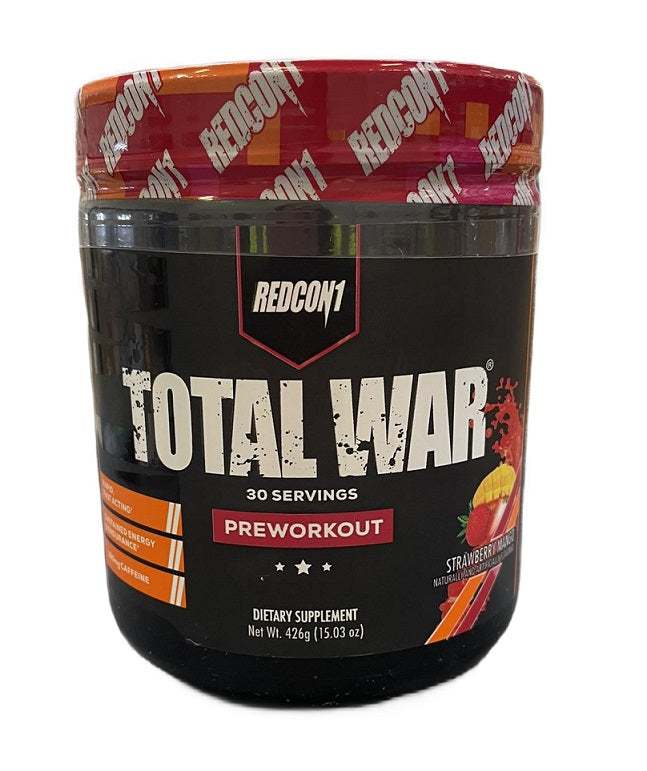 Redcon1 Total War - Preworkout, Strawberry Mango (EAN 810044576160) - 426 grams