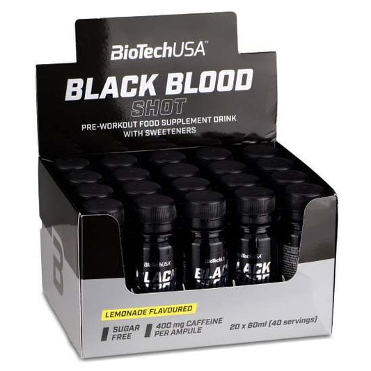 BioTechUSA Black Blood Shot, Lemonade - 20 x 60 ml.