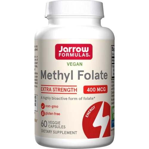 Jarrow Formulas Methyl Folate, 400mcg - 60 vcaps